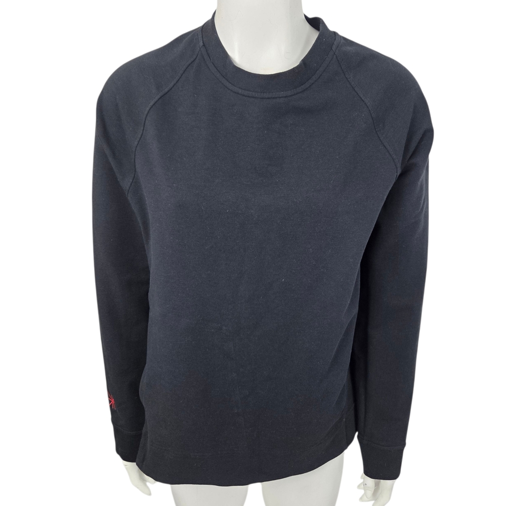 Lululemon Side Zipper Scuba Sweatshirt Workout Pullover Womens Medium Black